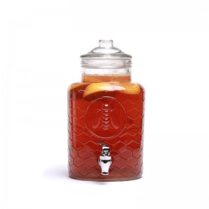 August Grove Hibner Honey Bee 179.2 oz. Beverage Dispenser CIGL1465
